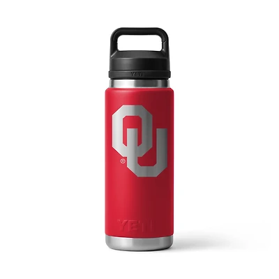 YETI Oklahoma Sooners 26oz. Rambler Chug Water Bottle