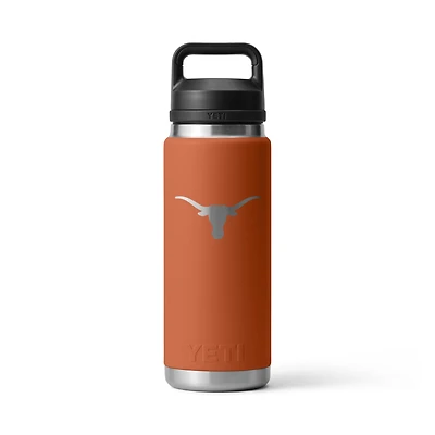 YETI Texas Longhorns 26oz. Rambler Chug Water Bottle