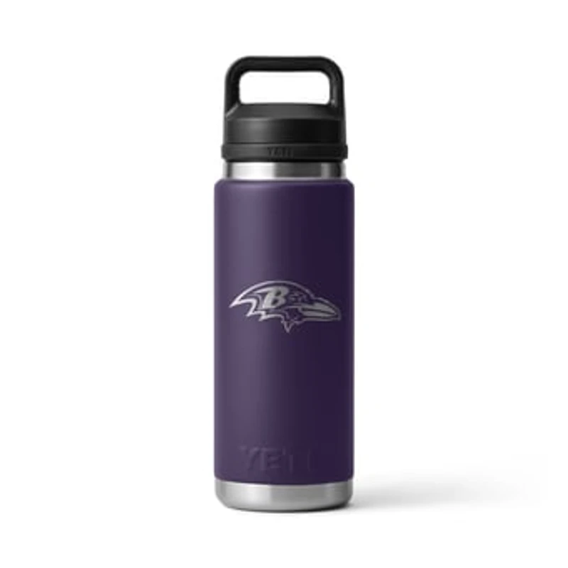 YETI Baltimore Ravens 26oz. Rambler Chug Water Bottle