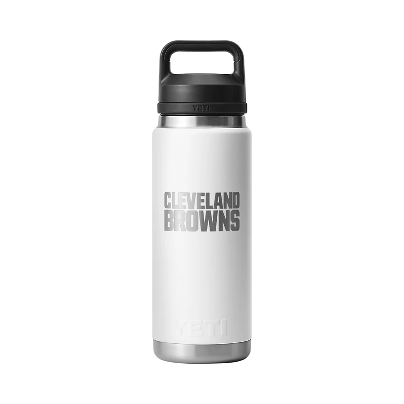 YETI Cleveland Browns 26oz. Rambler Chug Water Bottle