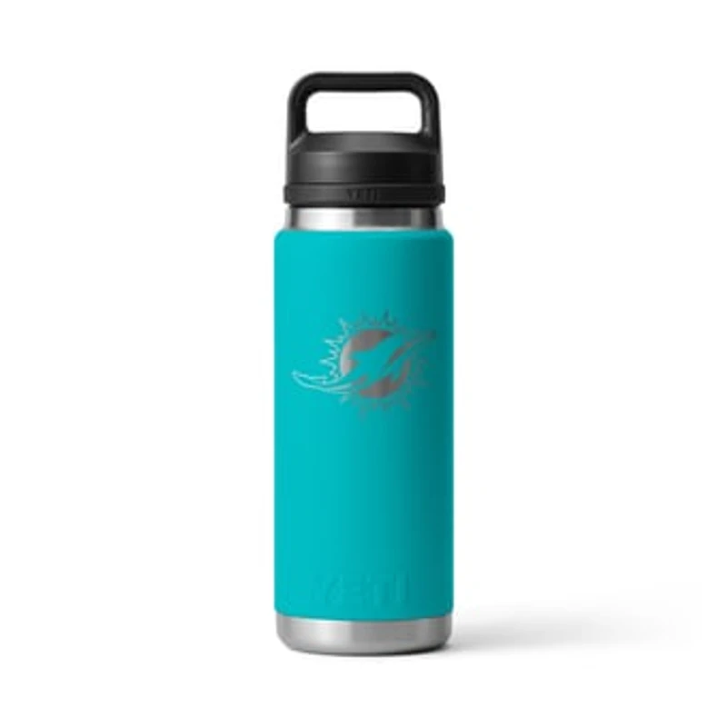 YETI Miami Dolphins 26oz. Rambler Chug Water Bottle