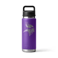 YETI Minnesota Vikings 26oz. Rambler Chug Water Bottle