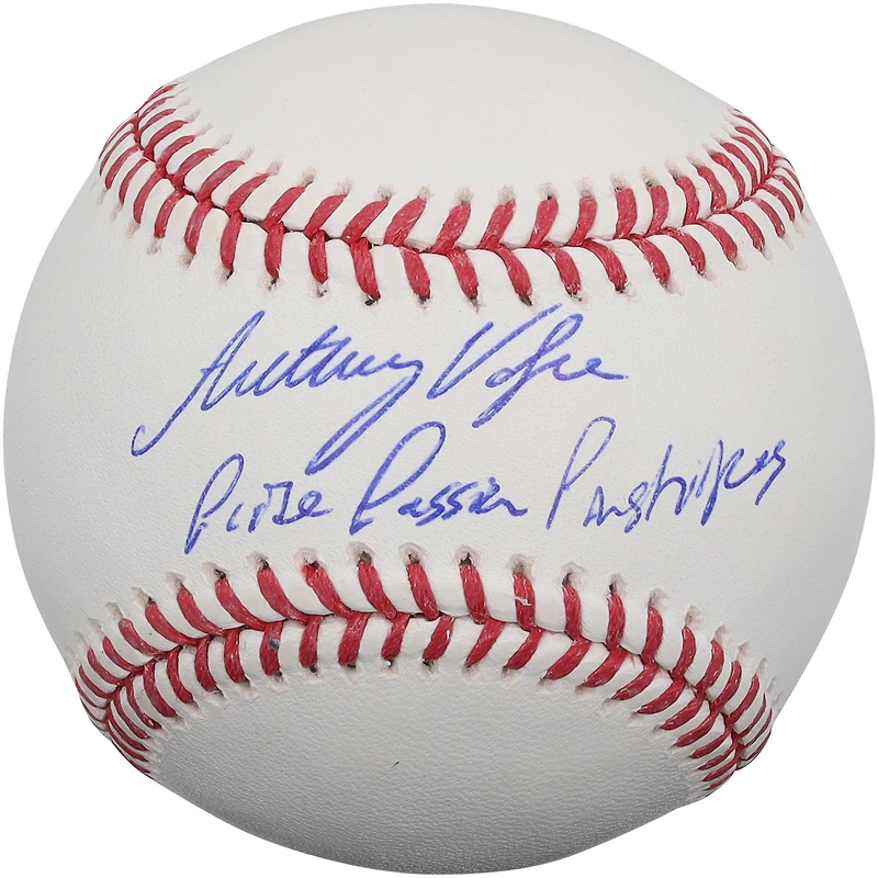 Anthony Volpe New York Yankees Autographed Baseball with "Pride. Passion. Pinstripes." Inscription