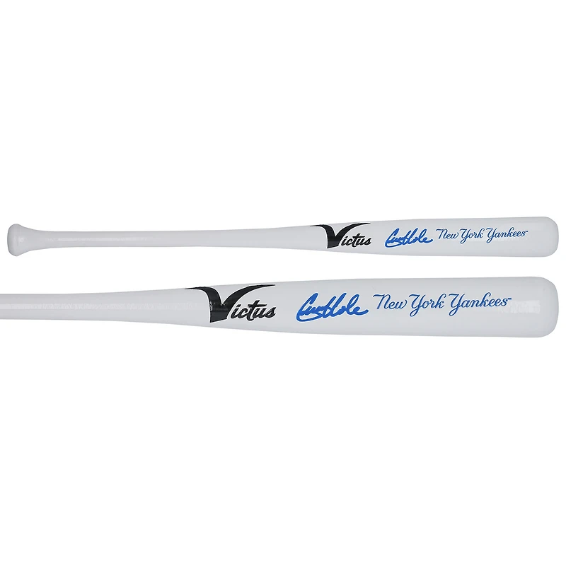 Gerrit Cole New York Yankees Autographed Victus Team ID Mini Bat