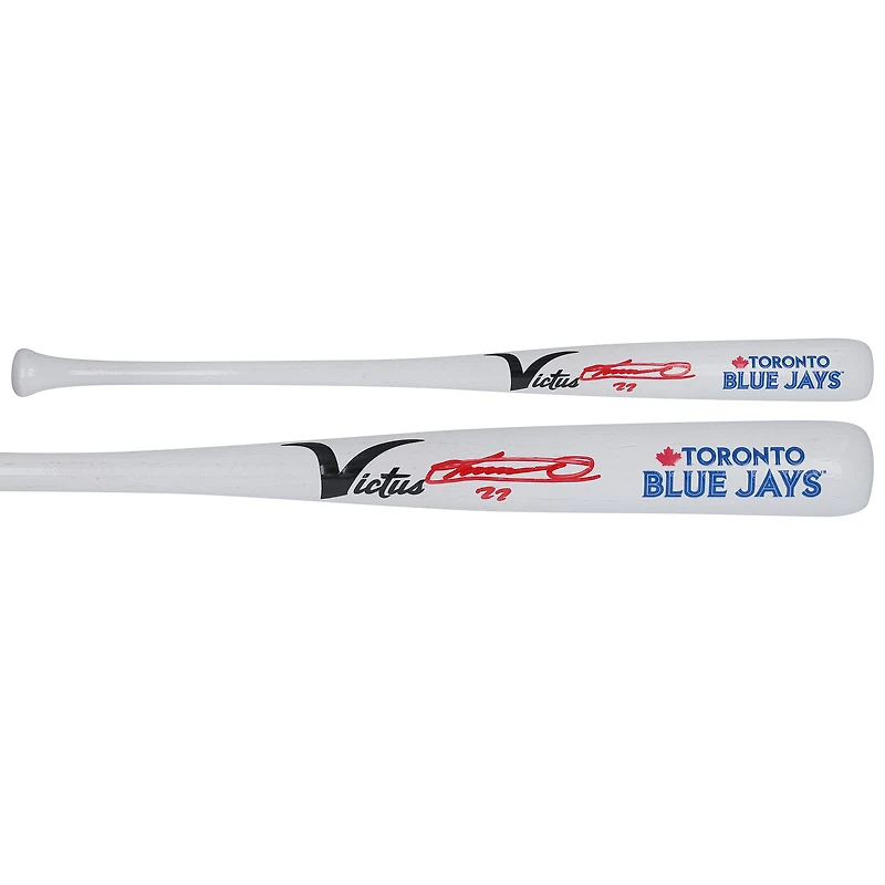 Vladimir Guerrero Jr. Toronto Blue Jays Autographed Victus Team ID Mini Bat
