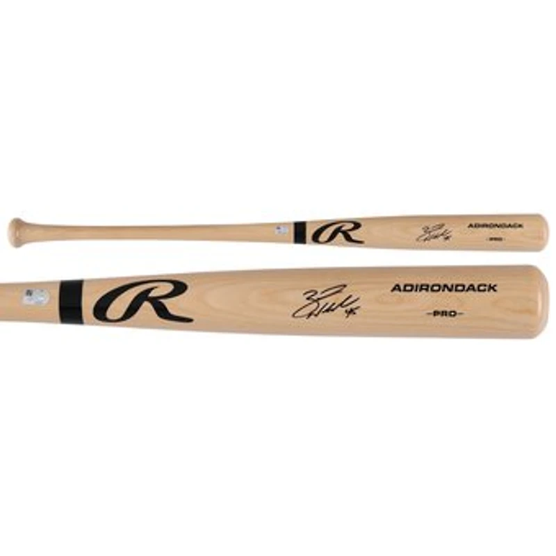 Zack Wheeler Philadelphia Phillies Autographed Blonde Rawlings Pro Bat