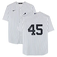Gerrit Cole New York Yankees Autographed White Nike Replica Jersey with "Pride. Passion. Pinstripes." Inscription