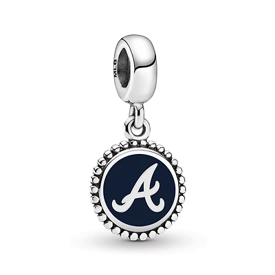 Pandora Atlanta Braves Modern Color Dangle Charm