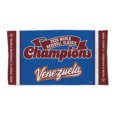 WinCraft Venezuela Baseball 2026 World Baseball Classic Champions Locker Room 22" x 42" Single-Sided Celebration Towel