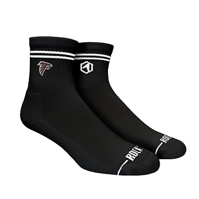 Unisex Rock Em Socks Atlanta Falcons Casual Stripe Quarter-Length Socks