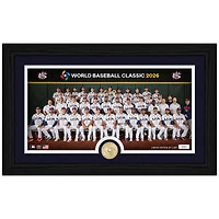 Highland Mint USA Baseball 2026 World Baseball Classic 12'' x 20'' Bronze Coin Photo Mint