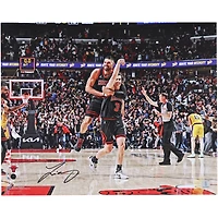 Josh Giddey Chicago Bulls Autographed 16" x 20" Game Winner vs. Lakers Photograph