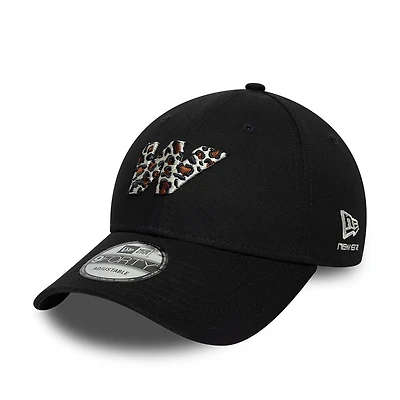 Women's New Era Black Williams Racing Animal Infill 9FORTY Adjustable Hat
