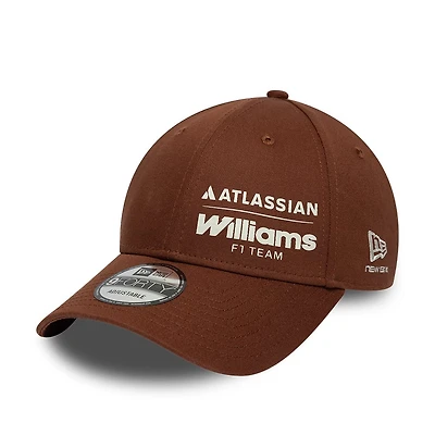 Men's New Era Brown Williams Racing Seasonal 9FORTY Adjustable Hat