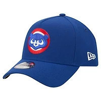 Youth New Era  Royal Chicago Cubs Cooperstown Logo 9FORTY A-Frame Adjustable Hat