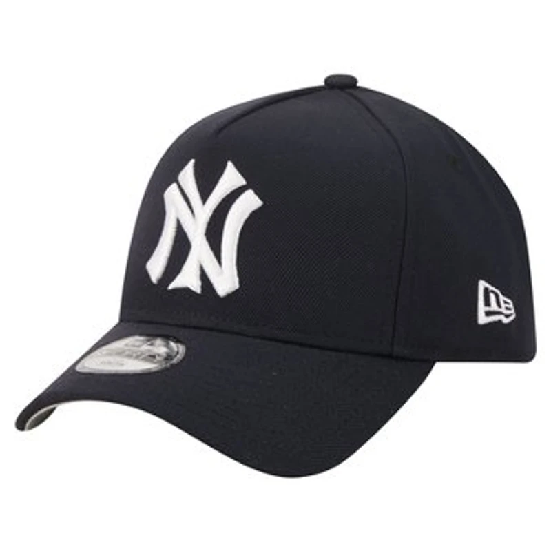 Youth New Era Navy New York Yankees Cooperstown Logo 9FORTY A-Frame Adjustable Hat