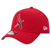 Youth New Era  Red St. Louis Cardinals Cooperstown Logo 9FORTY A-Frame Adjustable Hat