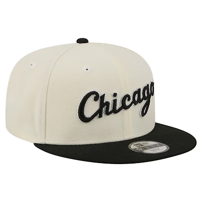 Youth New Era  White Chicago White Sox Two-Tone 9FIFTY Snapback Hat