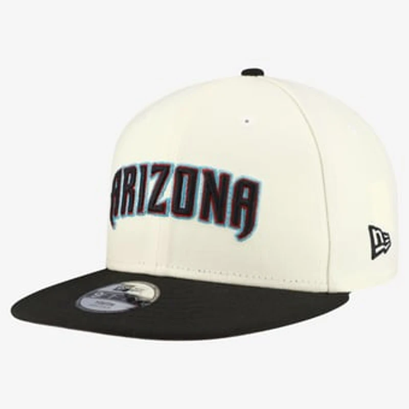 Youth New Era White Arizona Diamondbacks Two-Tone 9FIFTY Snapback Hat