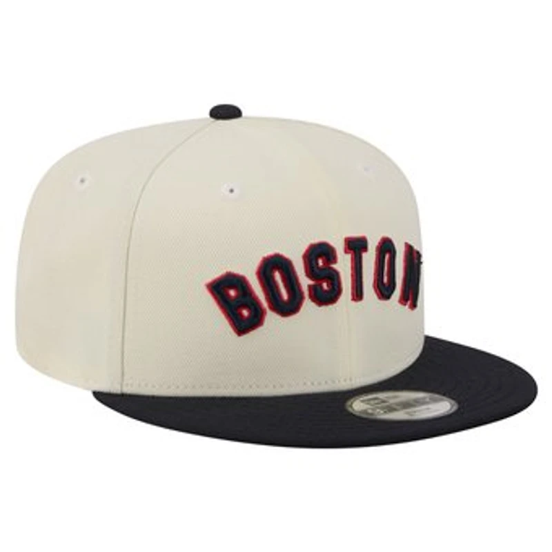 Youth New Era White Boston Red Sox Two-Tone 9FIFTY Snapback Hat