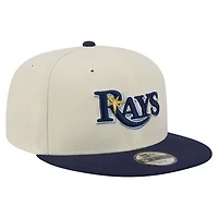 Youth New Era  White Tampa Bay Rays Two-Tone 9FIFTY Snapback Hat