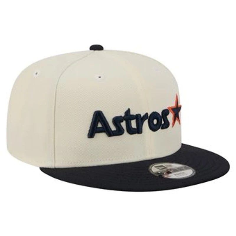 Youth New Era White Houston Astros Two-Tone 9FIFTY Snapback Hat