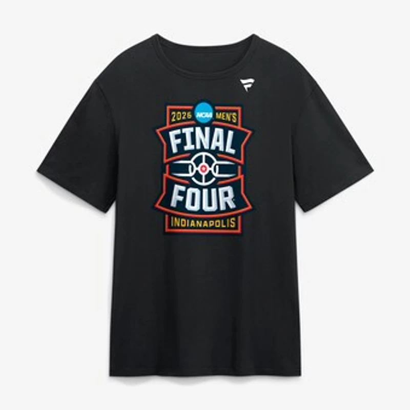 Men's Black 2026 NCAA Men's Basketball Tournament March Madness Final Four Logo T-Shirt