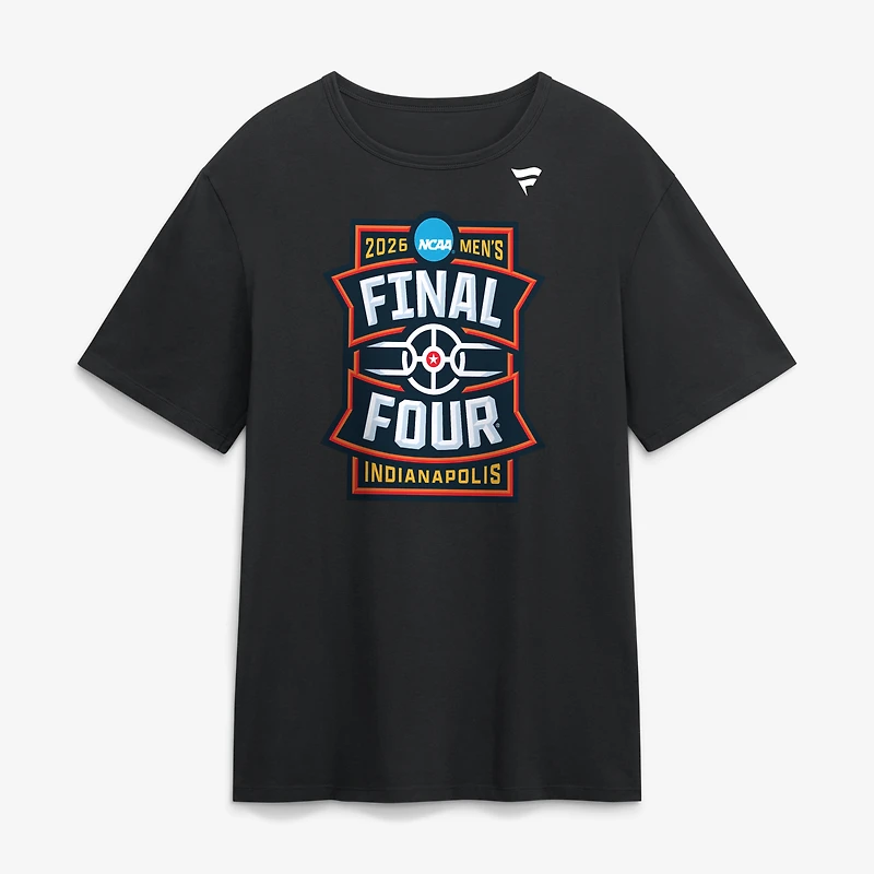 Men's Black 2026 NCAA Men's Basketball Tournament March Madness Final Four Logo T-Shirt