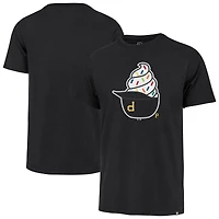 Men's '47  Black Pittsburgh Pirates Ice Cream Helmet Franklin T-Shirt