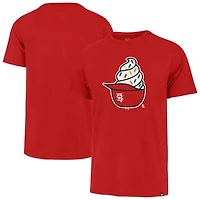 Men's '47  Red St. Louis Cardinals Ice Cream Helmet Franklin T-Shirt