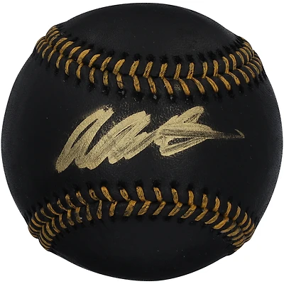 Aiva Arquette Miami Marlins Autographed Black Leather Baseball
