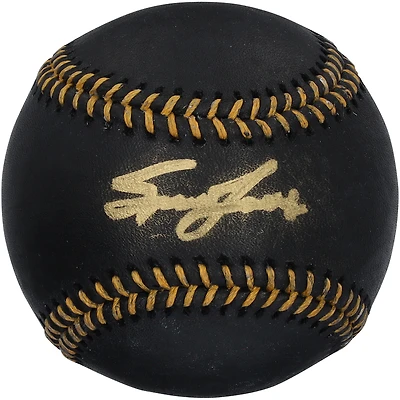 Spencer Jones New York Yankees Autographed Black Leather Baseball
