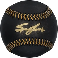 Spencer Jones New York Yankees Autographed Black Leather Baseball