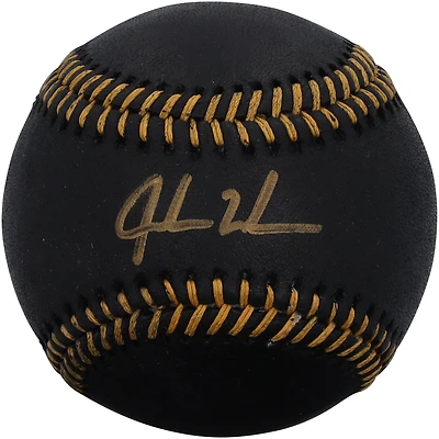 Jordan Walker St. Louis Cardinals Autographed Black Leather Baseball