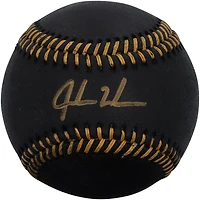 Jordan Walker St. Louis Cardinals Autographed Black Leather Baseball