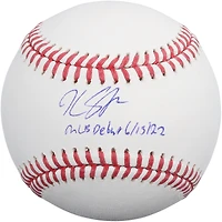 Kyle Stowers Miami Marlins Autographed Baseball with "MLB Debut 6/13/22" Inscription