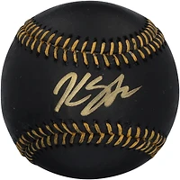 Kyle Stowers Miami Marlins Autographed Black Leather Baseball