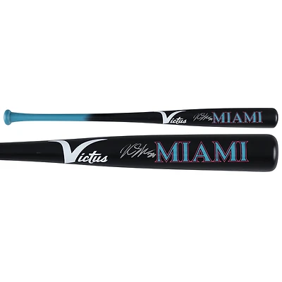 Kyle Stowers Miami Marlins Autographed Victus City Connect Bat