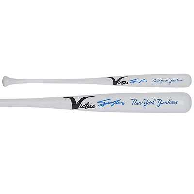 Spencer Jones New York Yankees Autographed Victus Team ID Mini Bat