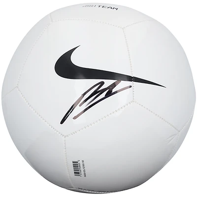 Bruno Fernandes Manchester United Autographed White Nike Soccer Ball