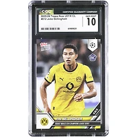 Jobe Bellingham Borussia Dortmund 2025-26 Topps Now UEFA CL Rookie Makes UEFA Champions League Debut #12 CGC Authenticated Rookie Card