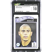 Ronaldo Inter Milan 2025 Topps Living Set #826 CGC Authenticated 10 Card