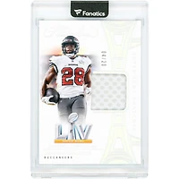 Leonard Fournette Tampa Bay Buccaneers 2025 Panini Flawless Game-Used SB LIV Relic #SBS-LFE #4/20 Card
