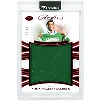 Ahmad Gardner New York Jets 2025 Panini Flawless Jersey Relic from NFL Draft Night #FDNJ-AGR #4/15 Card