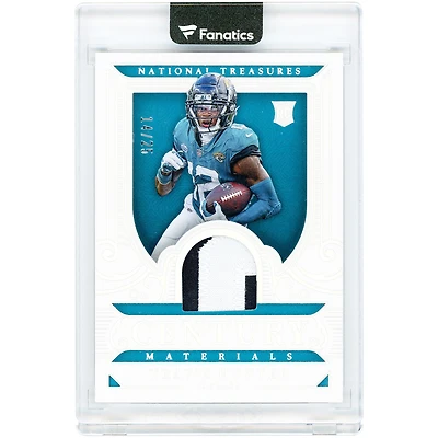 Travis Hunter Jacksonville Jaguars 2025 Panini National Treasures Dual-Color Relic #CM-THR #14/25 Rookie Card