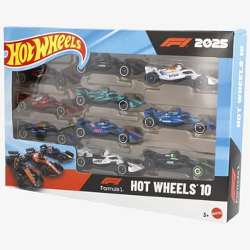 Mattel Formula 1 Hot Wheels Ten-Pack