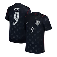 Men's Nike Ricardo Pepi Blue USMNT 2026/27 Away Stadium Replica Jersey