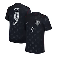 Men's Nike Ricardo Pepi Blue USMNT 2026/27 Away Stadium Replica Jersey