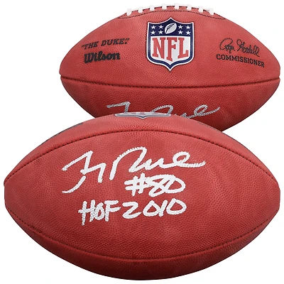 Jerry Rice San Francisco 49ers Autographed Duke Full Color Football with "HOF 2010" Inscription