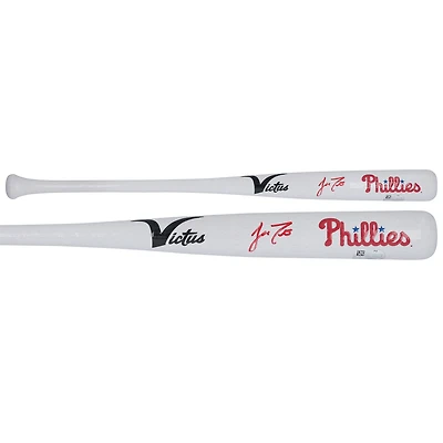 J.T. Realmuto Philadelphia Phillies Autographed Victus Team ID Mini Bat